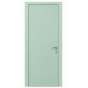 Дверной блок Капель Classic RAL 6019 ментоловый глухой со светлой алюминиевой кромкой ДБВ