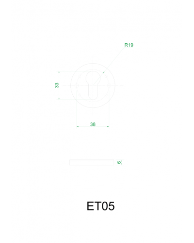 ET05WH Silindir Altı Kapakları (Beyaz)