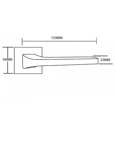 Kapı kolları V59BL-2 HL (siyah)