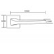 Kapı kolları V59BL-2 HL (siyah)